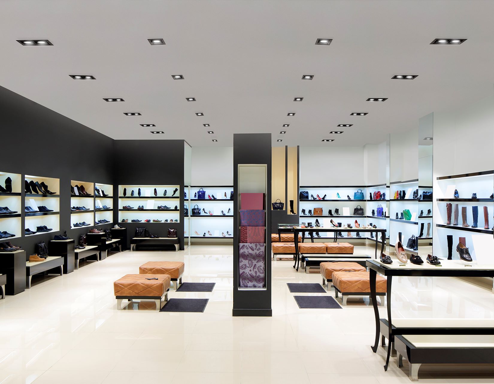 چراغ توكار آدنا دو خانه 60 وات سفید مازی نور - Image 4