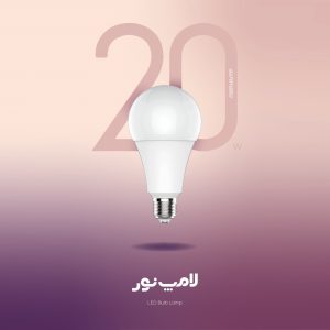 لامپ ال ای دی حبابی 20 وات نور
