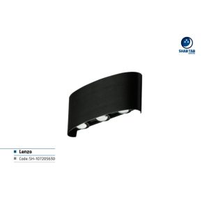 چراغ دیواری شب تاب مدل لنزو