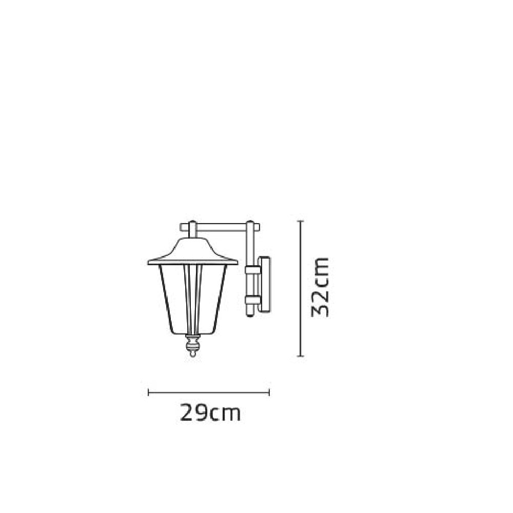 چراغ دیواری شب تاب مدل اطلس شاخه آرکا - Image 2
