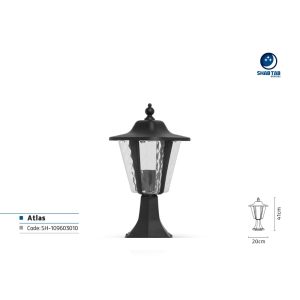 چراغ سردری شب تاب مدل اطلس