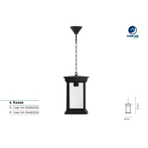 چراغ آویز شب تاب مدل روناک