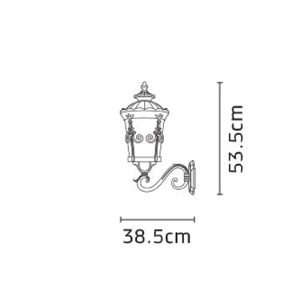 چراغ دیواری شب تاب ماهنوس شاخه سناتور - Image 2