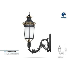 چراغ دیواری شب تاب امپراطور شاخه سپیدار سربالا