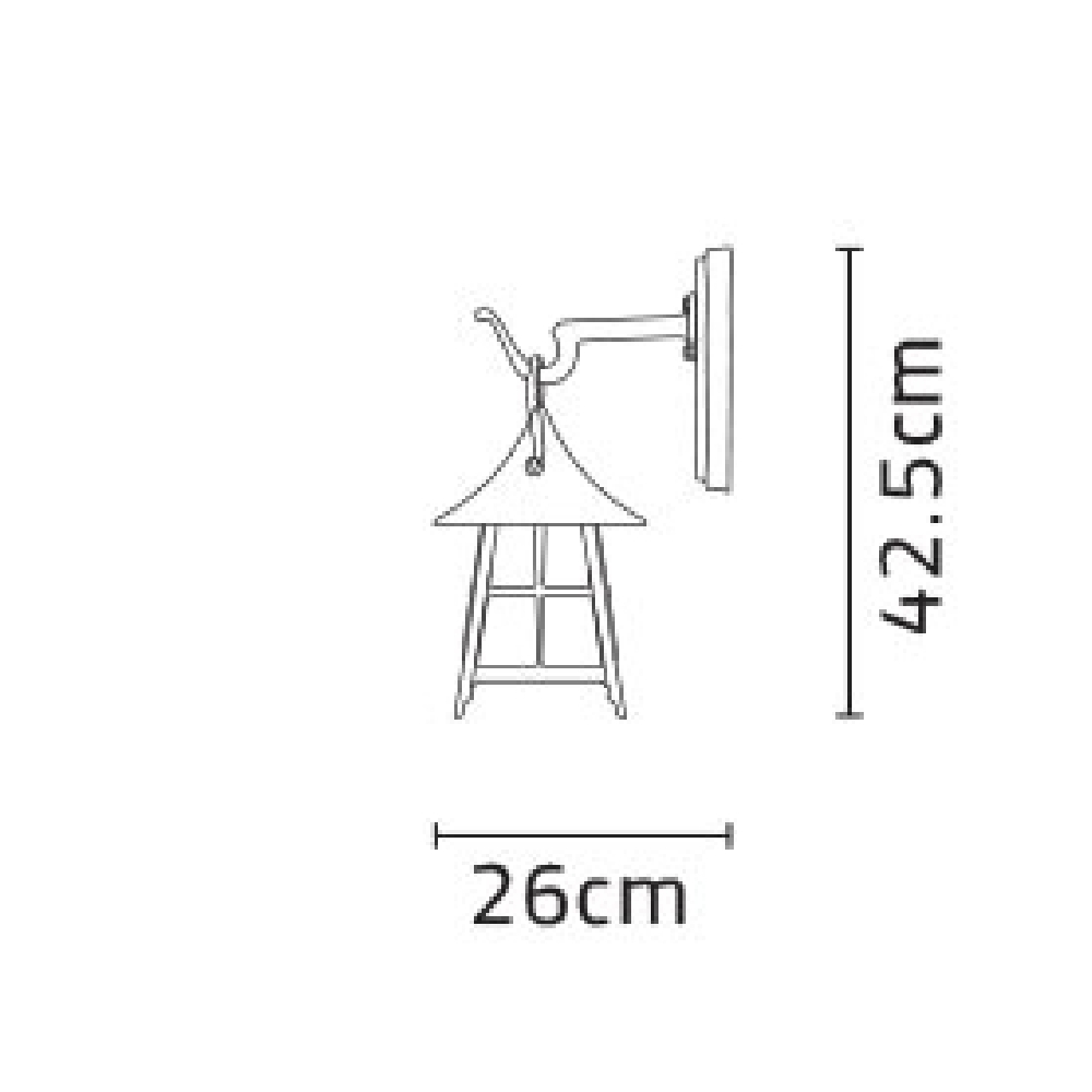 چراغ دیواری شب تاب مدل شونیز - Image 3