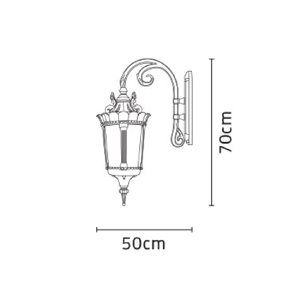 چراغ دیواری شب تاب پاسارگاد شاخه آرتا سرازیر - Image 3