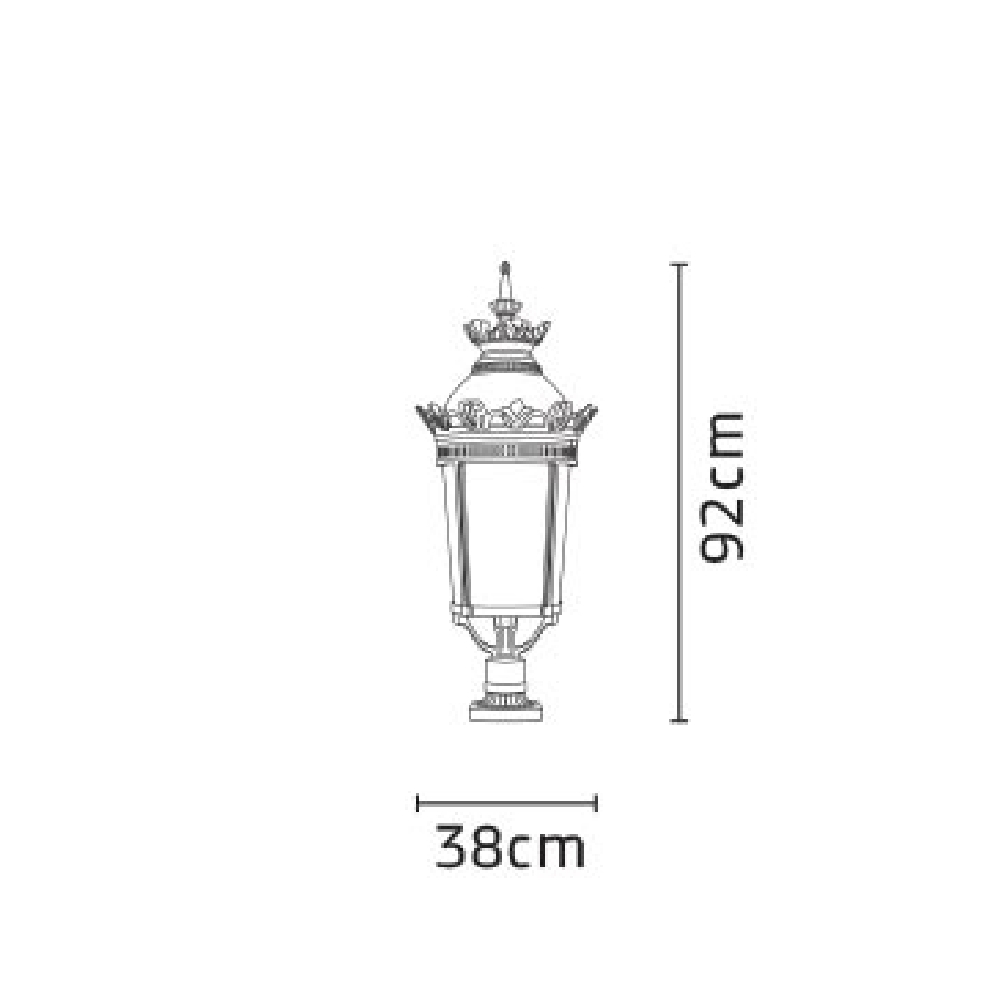 چراغ سردری شب تاب مدل امپراطور - Image 3