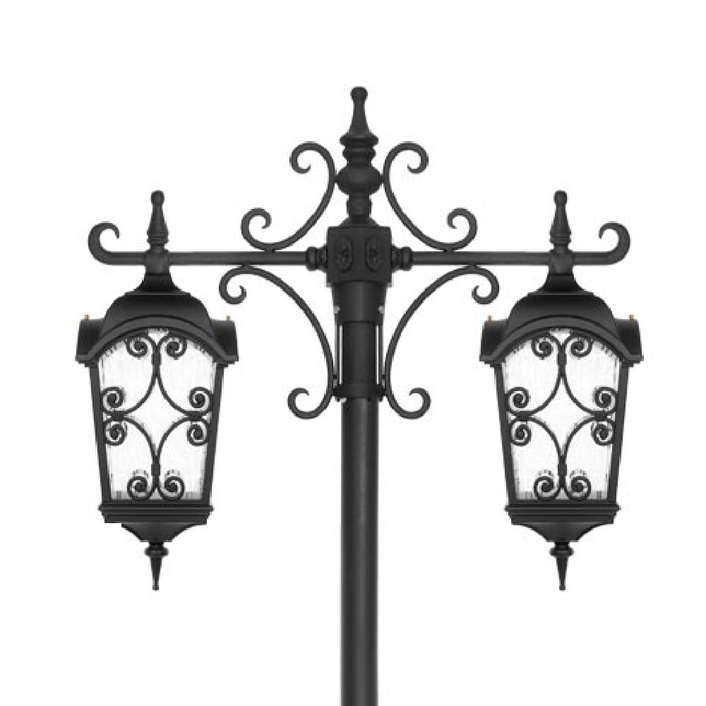 چراغ پارکی شب تاب آروین دو شاخه باتیس پایه نارون - Image 3