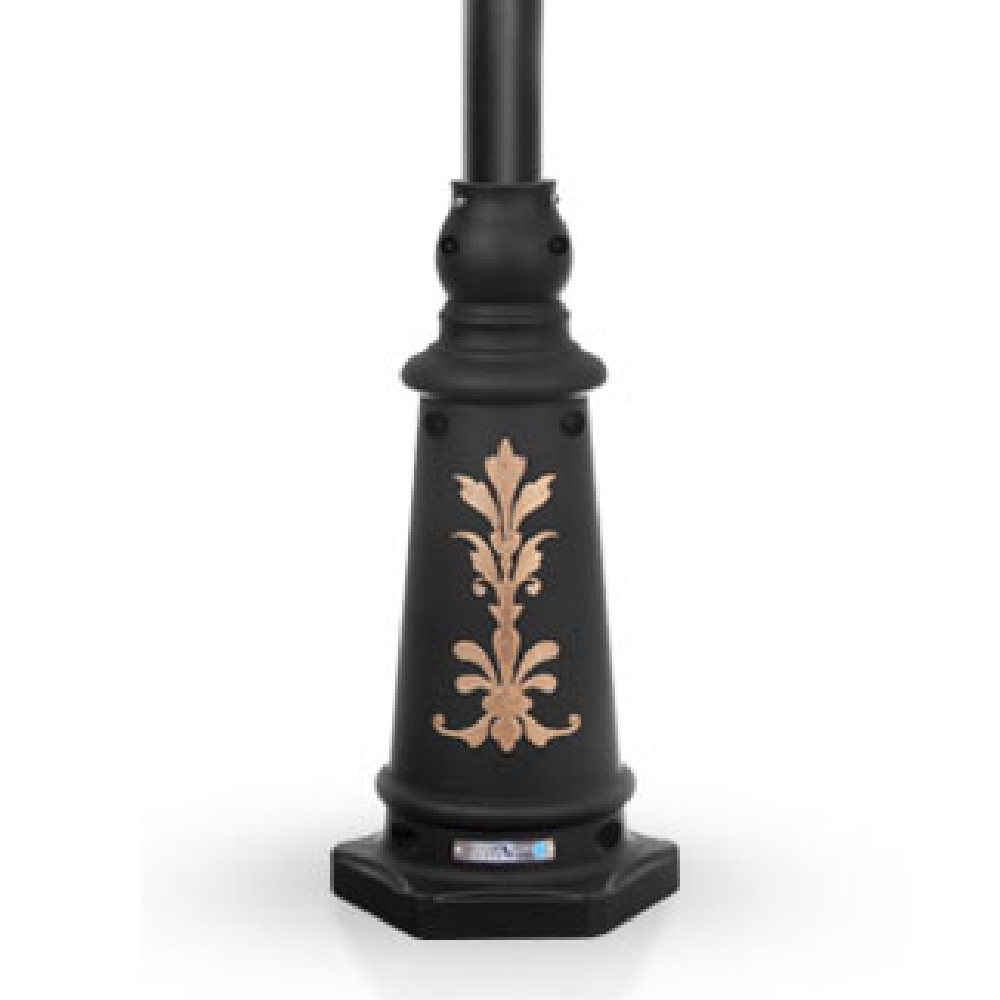 چراغ پارکی شب تاب شونیز شاخه آرکا پایه ارغوان - Image 3