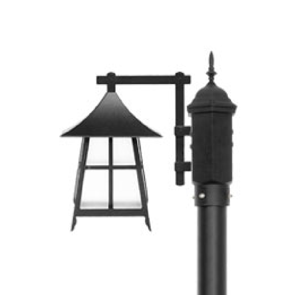 چراغ پارکی شب تاب شونیز شاخه آرکا پایه ارغوان - Image 2