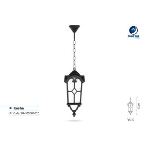 چراغ آویز شب تاب مدل روشا