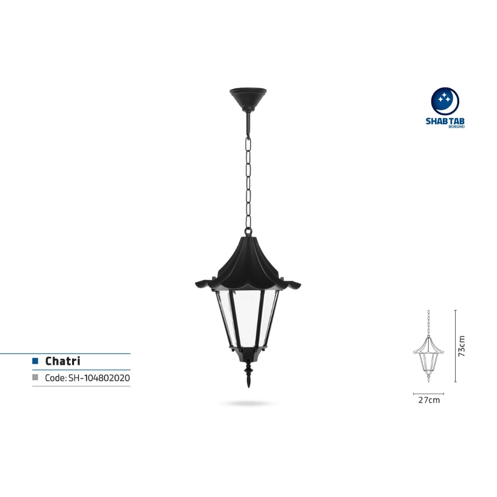 چراغ آویز شب تاب مدل چتری