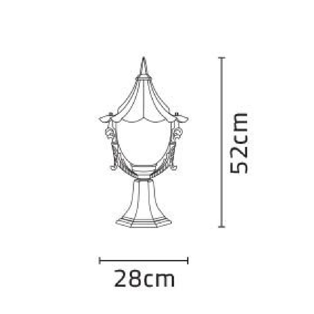 چراغ سردری شب تاب مدل سلطنتی - Image 3