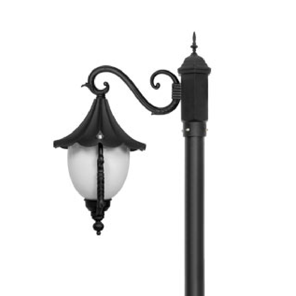 چراغ پارکی شب تاب سلطنتی تک شاخه سناتور پایه صنوبر - Image 2