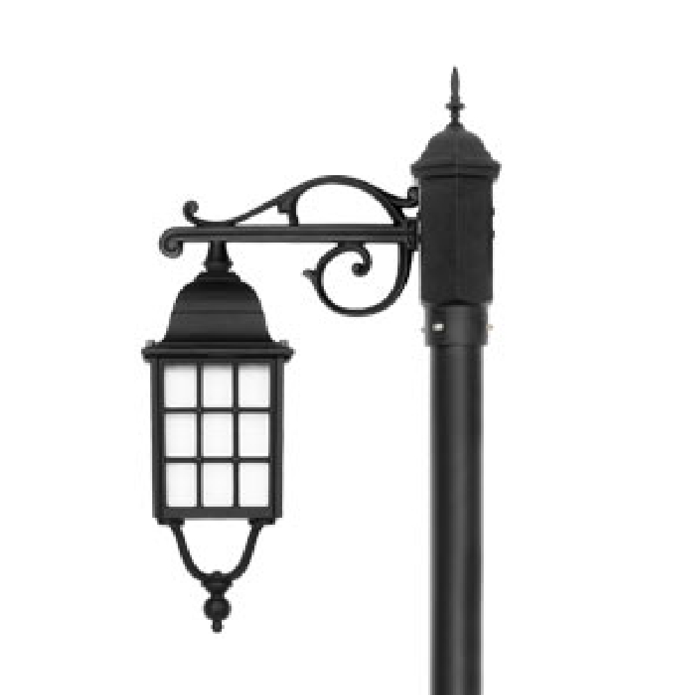 چراغ پارکی شب تاب مشبک تک شاخه سارینا پایه سرو - Image 2