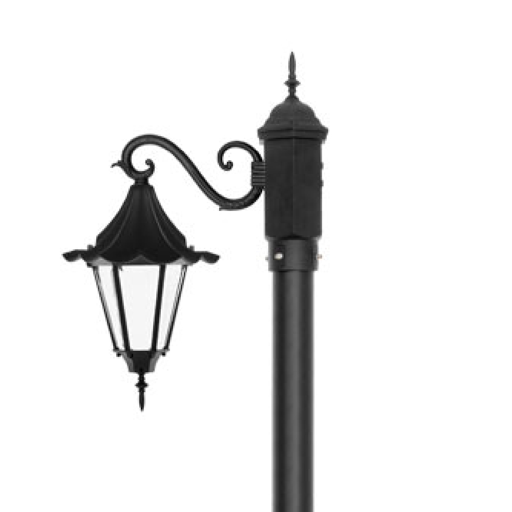 چراغ پارکی شب تاب چتری تک شاخه سناتور پایه ارغوان - Image 2