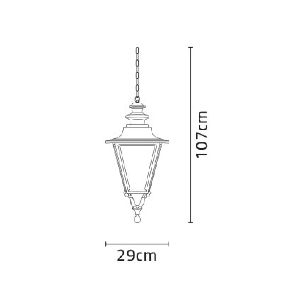 چراغ آویز شب تاب مدل انگلیسی - Image 3