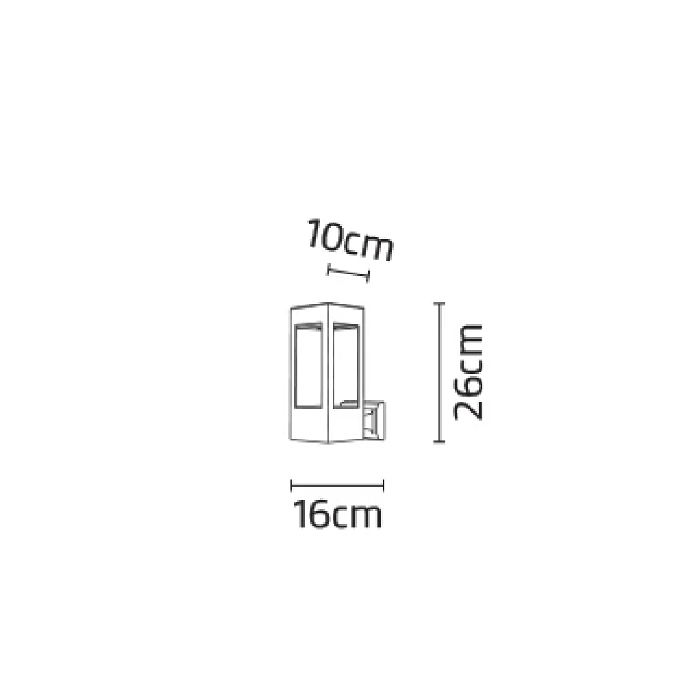چراغ دیواری شب تاب مدل دریتا - Image 3