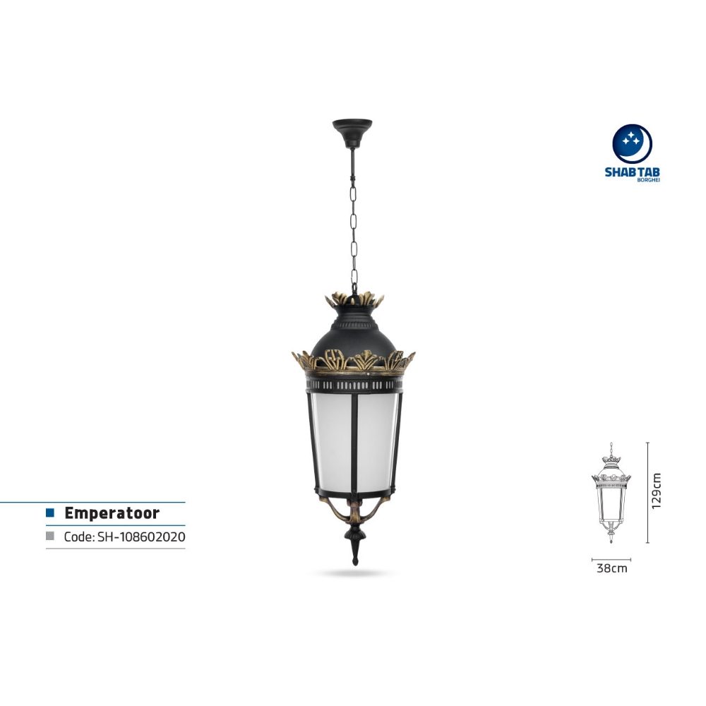 چراغ آویز شب تاب مدل امپراطور