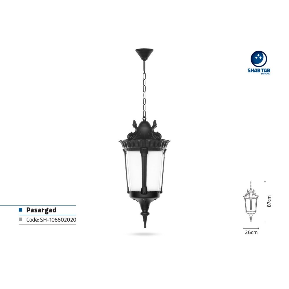 چراغ آویز شب تاب مدل پاسارگارد