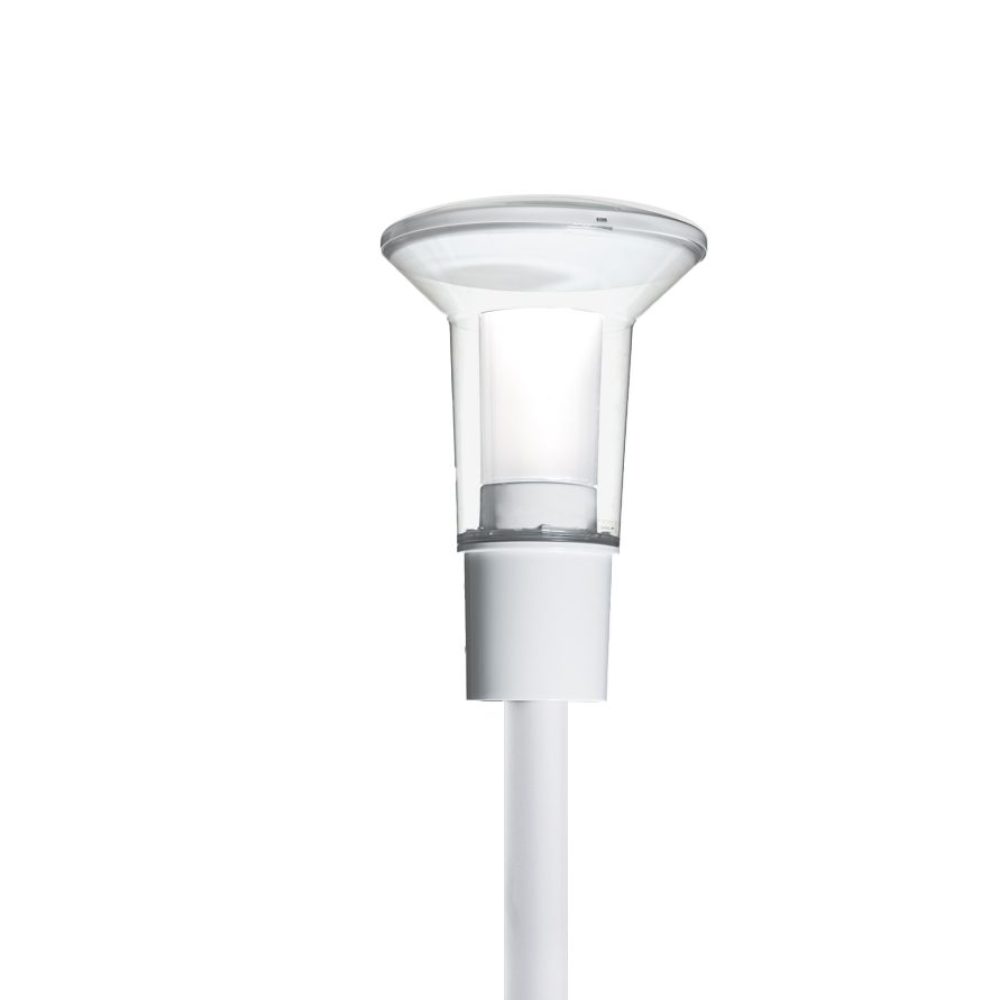 چراغ پارکی تولیپ حباب شفاف مازی نور مدل M610DA2CCFE-W