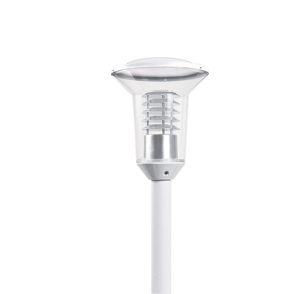 چراغ پارکی تولیپ حباب شفاف مازی نور مدل M6T1CCFE-W